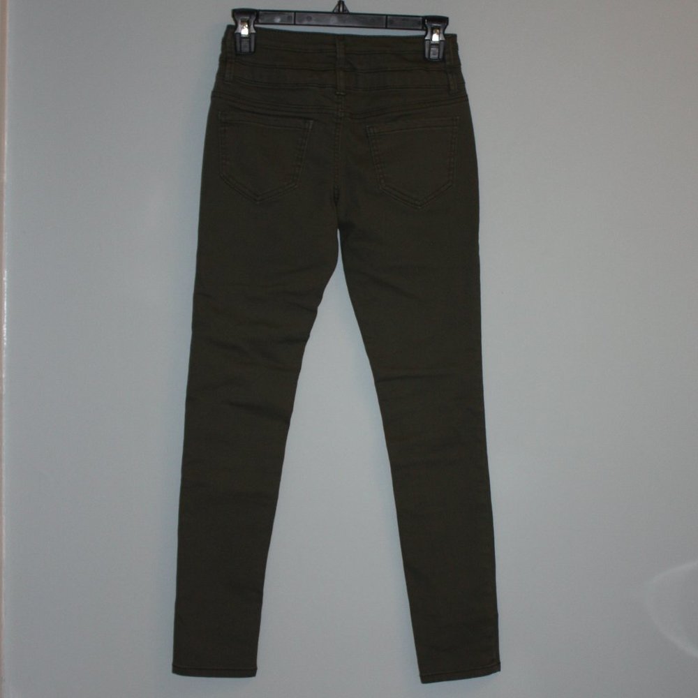 Olive Green Jeggings (14)/ Mudd Girls - Picture 2 of 5